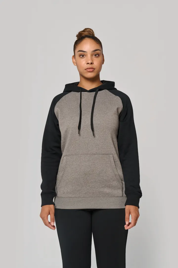 Zweifarbiges Kapuzensweatshirt für Erwachsene 20