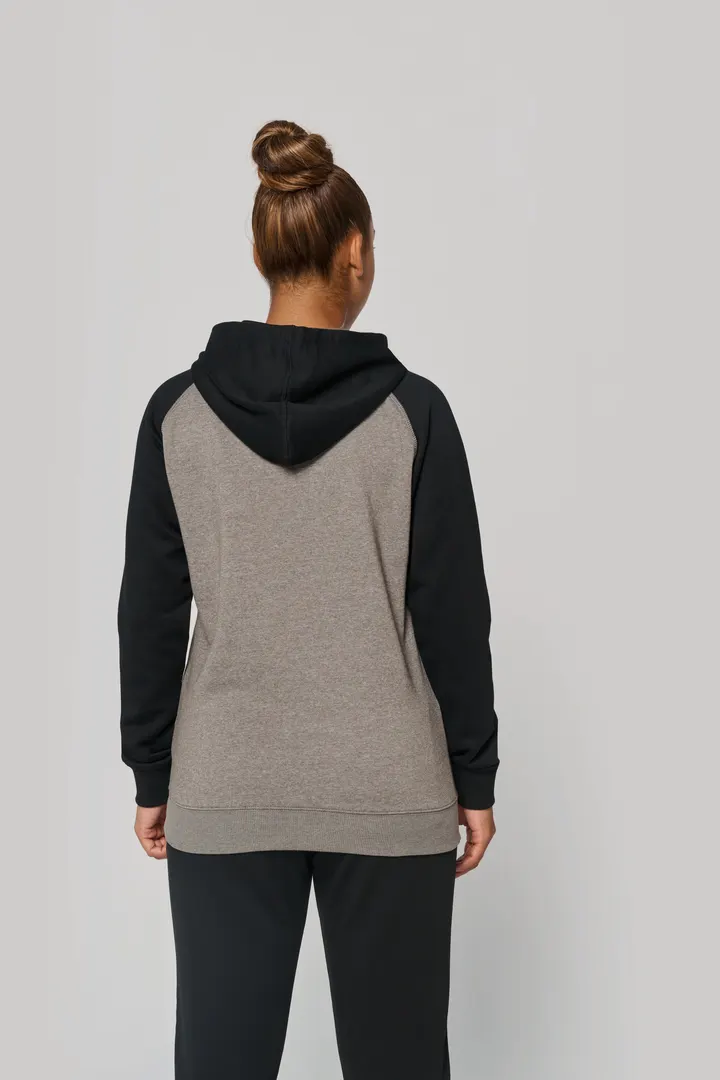 Zweifarbiges Kapuzensweatshirt für Erwachsene 21