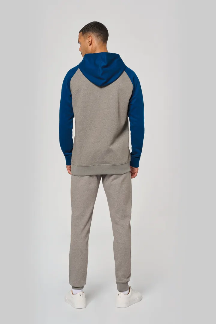 Zweifarbiges Kapuzensweatshirt für Erwachsene 8