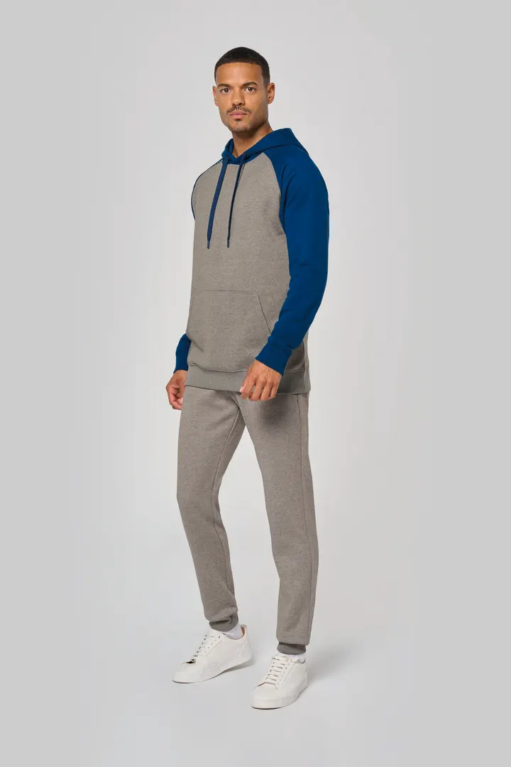 Zweifarbiges Kapuzensweatshirt für Erwachsene 10