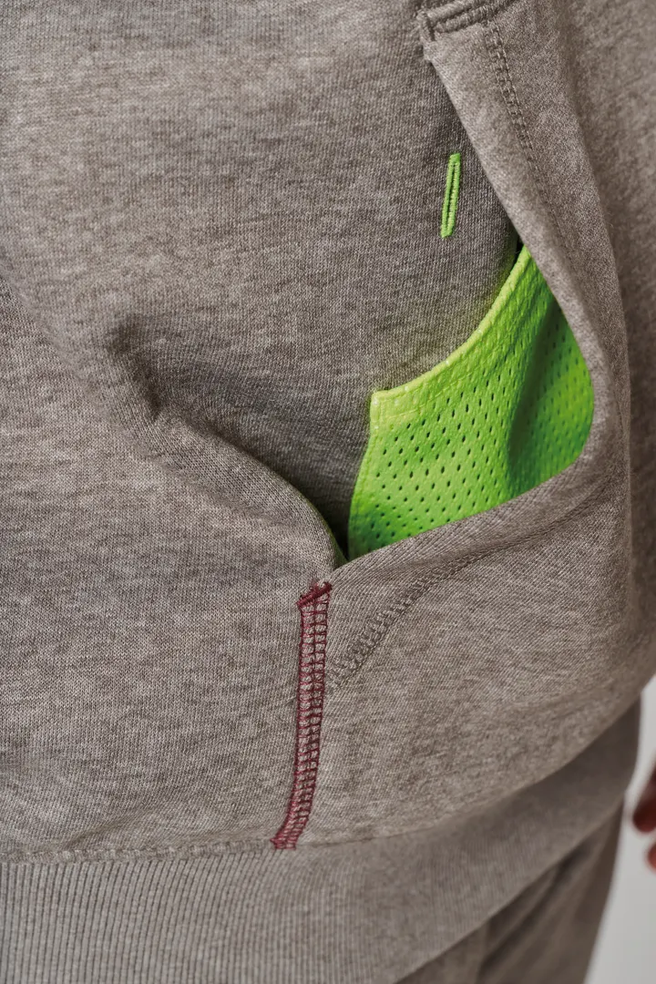 Zweifarbiges Kapuzensweatshirt für Erwachsene 14