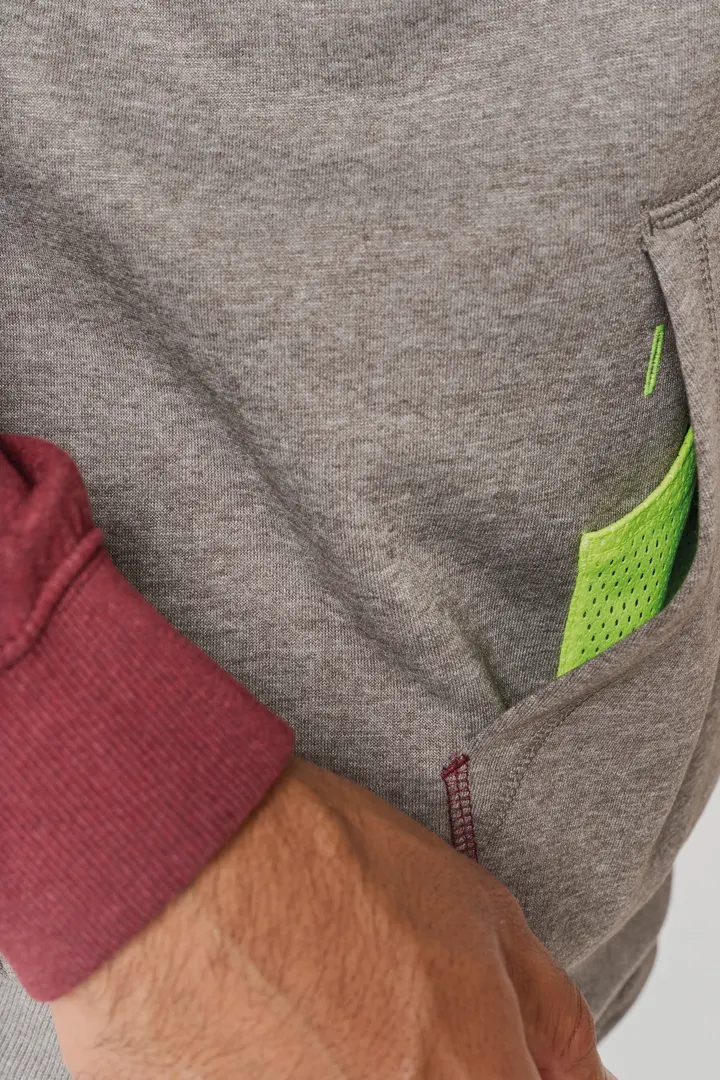 Zweifarbiges Kapuzensweatshirt für Erwachsene 15