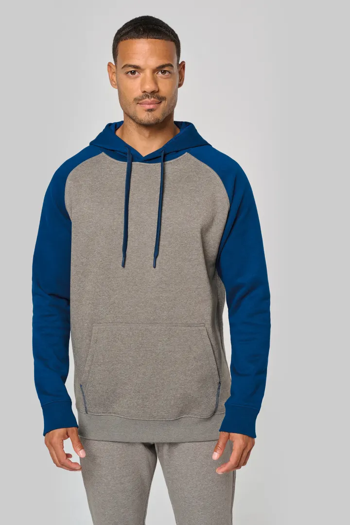Zweifarbiges Kapuzensweatshirt für Erwachsene 2