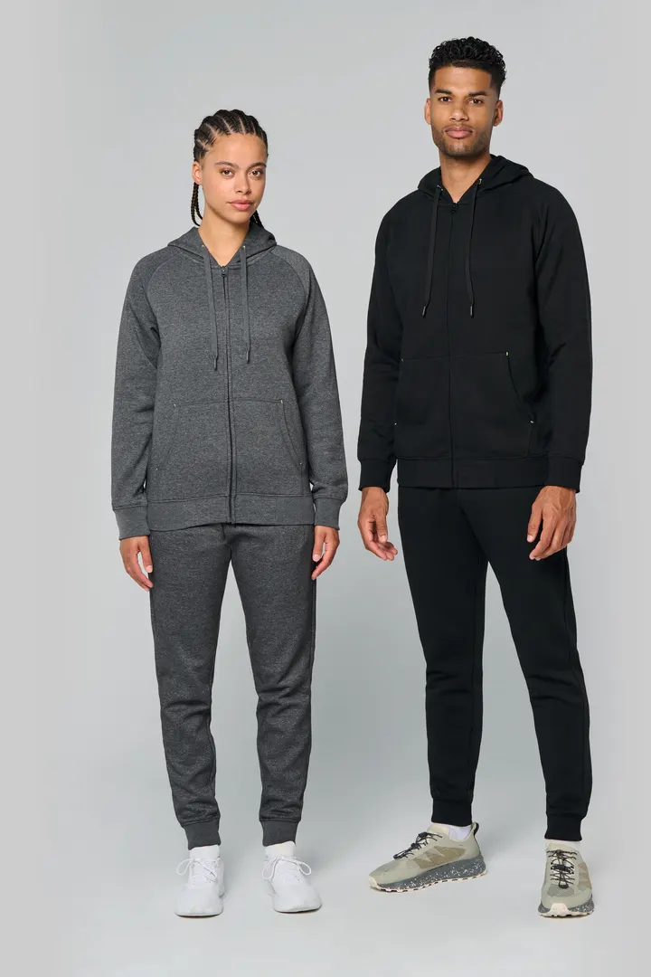 Veste zippée à capuche unisexe 11