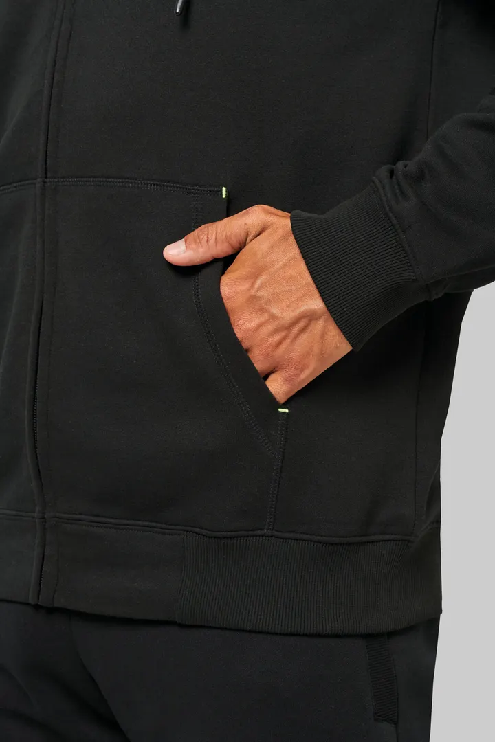 Veste zippée à capuche unisexe 13