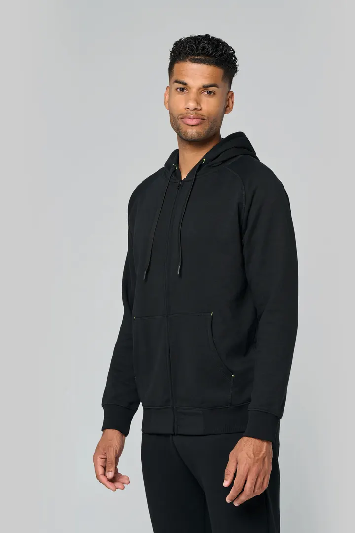 Veste zippée à capuche unisexe 2