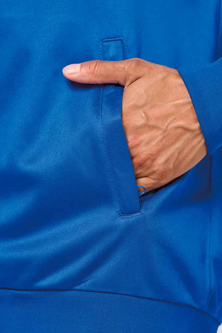 Unisex-Trainingsjacke mit Reißverschluss und Paspel 28