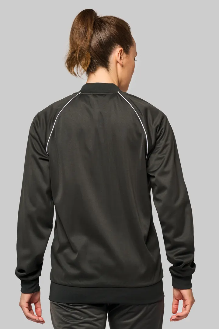 Unisex-Trainingsjacke mit Reißverschluss und Paspel 47