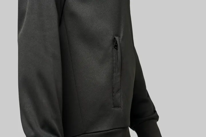Unisex-Trainingsjacke mit Reißverschluss und Paspel 57
