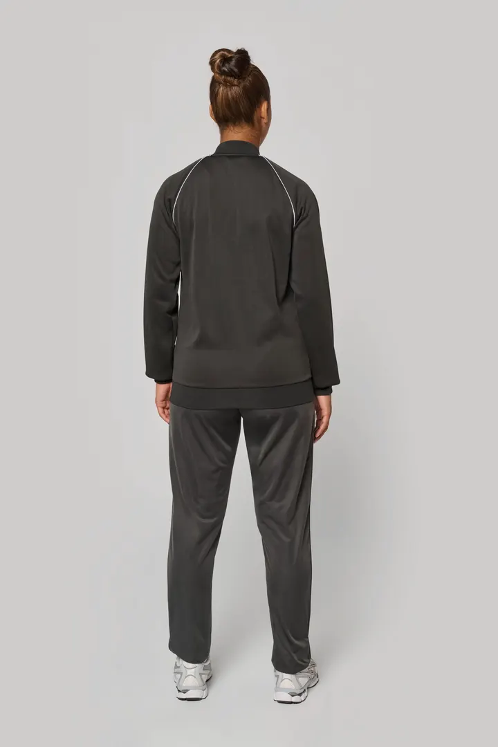 Unisex-Trainingsjacke mit Reißverschluss und Paspel 27
