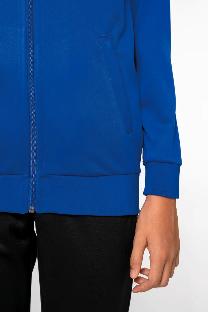 Veste de survêtement zippée avec liseré enfant 10