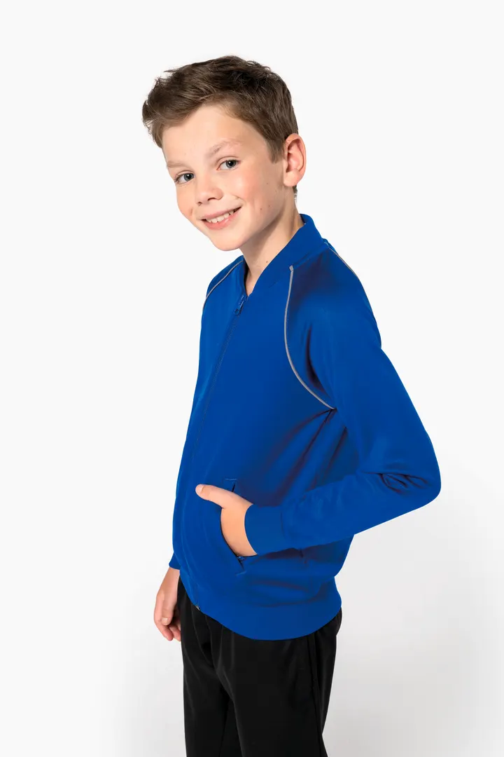 Veste de survêtement zippée avec liseré enfant 20