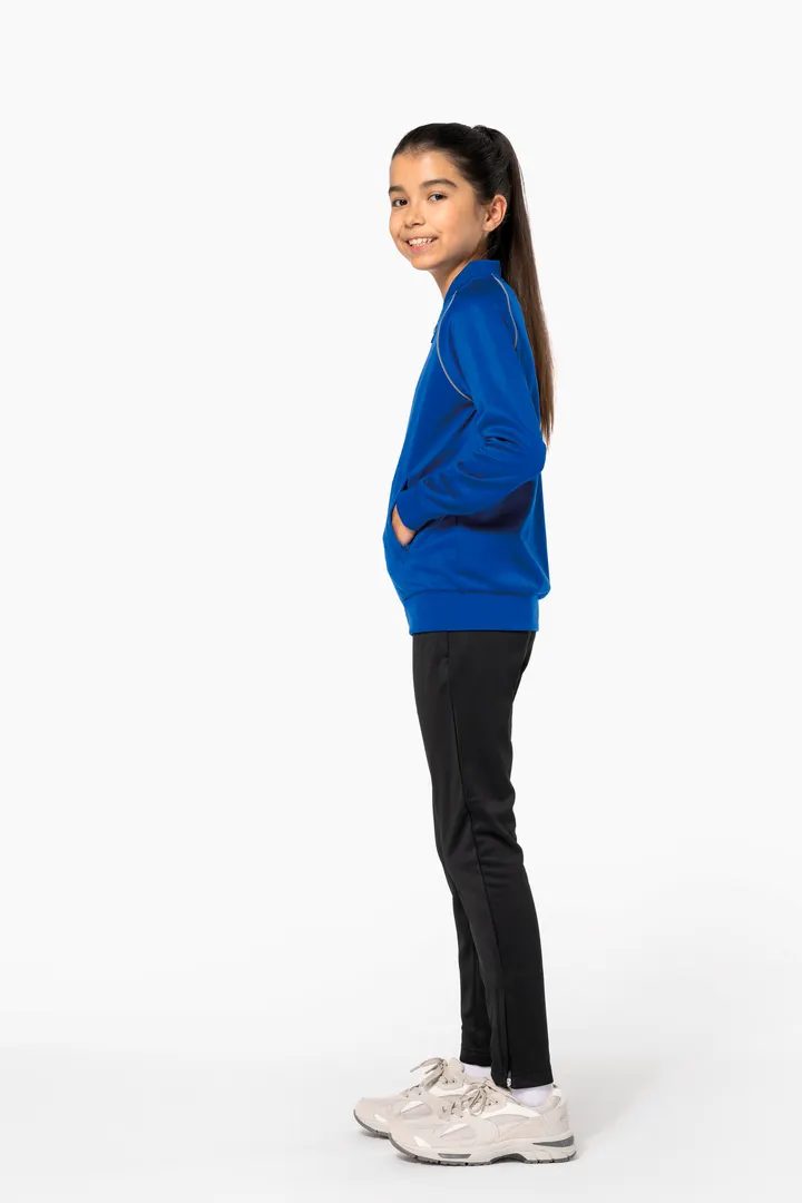 Veste de survêtement zippée avec liseré enfant 22