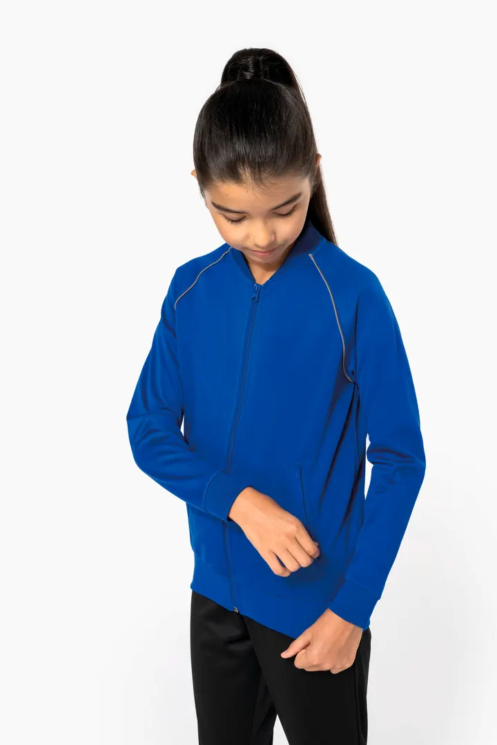 Veste de survêtement zippée avec liseré enfant 24