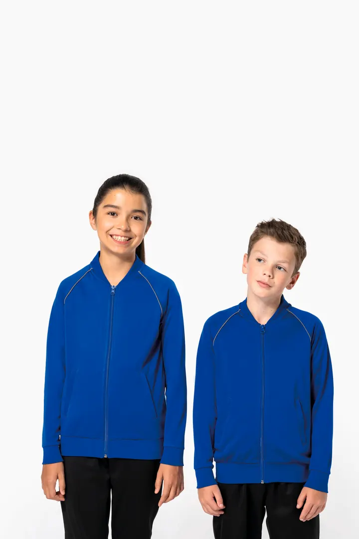 Veste de survêtement zippée avec liseré enfant 28