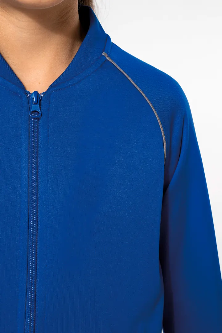 Veste de survêtement zippée avec liseré enfant 4