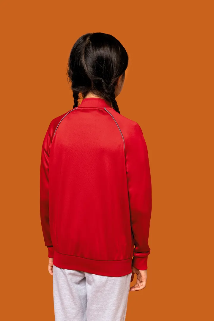 Veste de survêtement zippée avec liseré enfant 7