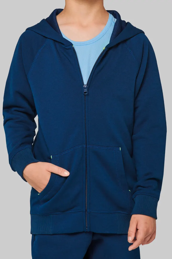 Kinderjacke mit Reißverschluss und Kapuze 29