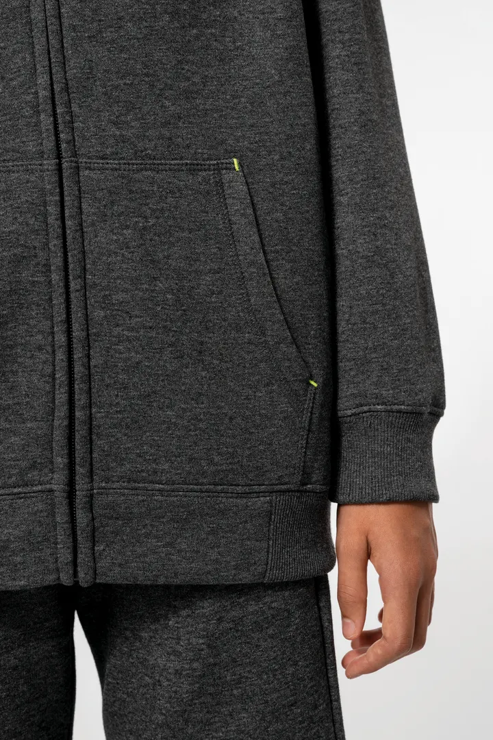 Kinderjacke mit Reißverschluss und Kapuze 3