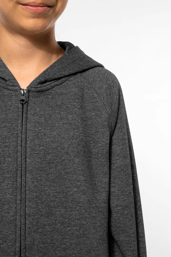 Veste zippée à capuche enfant