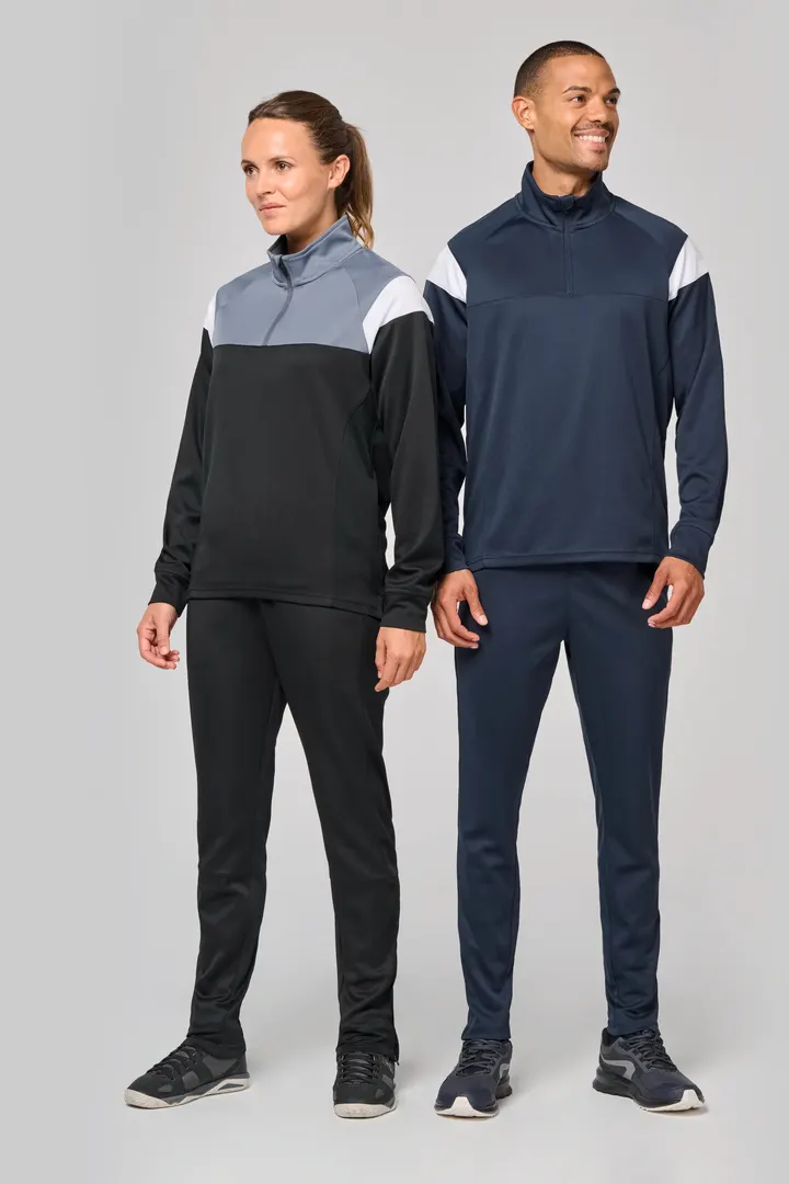 Sweat d'entrainement 1/4 zip unisexe 42
