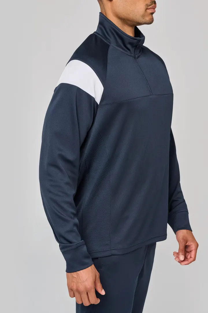 Sweat d'entrainement 1/4 zip unisexe 44