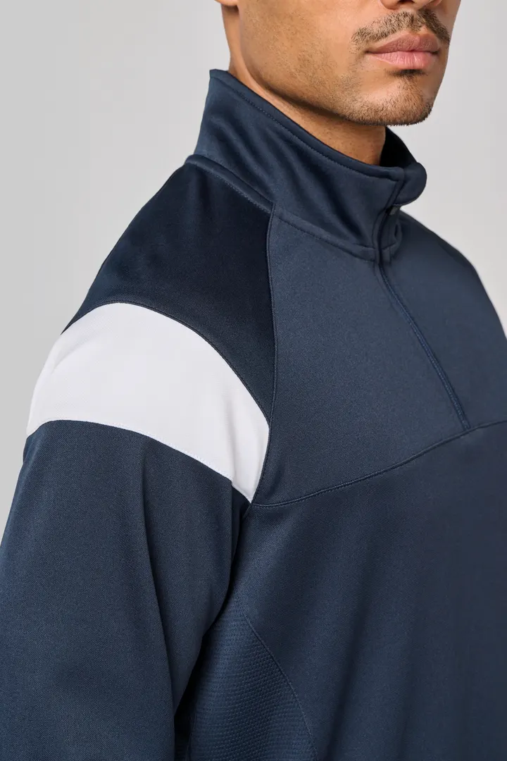 Sweat d'entrainement 1/4 zip unisexe 45