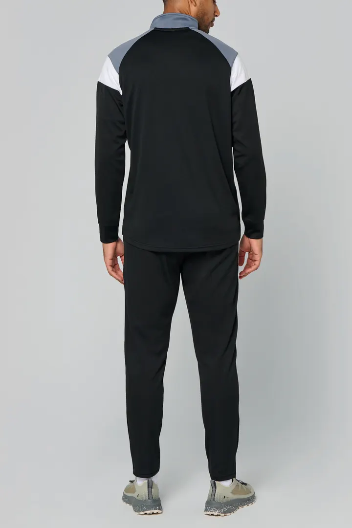 Unisex Trainings-Sweatshirt mit 1/4 Reißverschluss