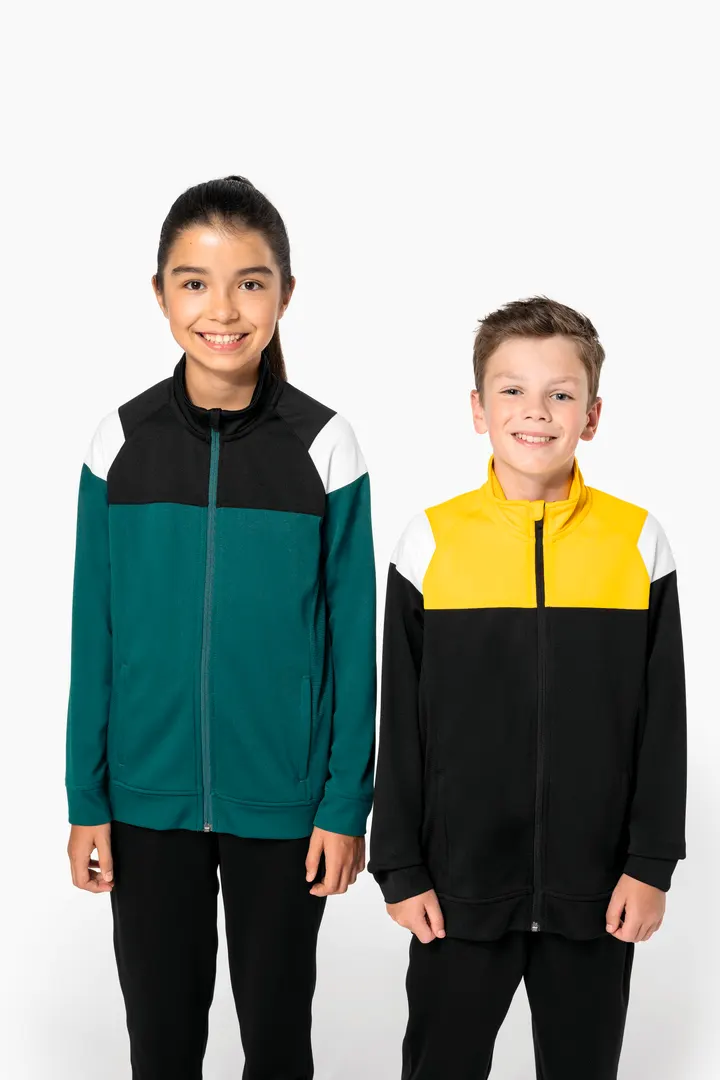 Kinder Trainingsjacke mit Reißverschluss 17