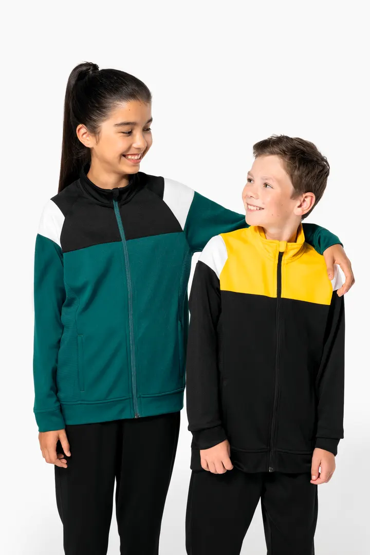 Kinder Trainingsjacke mit Reißverschluss 18