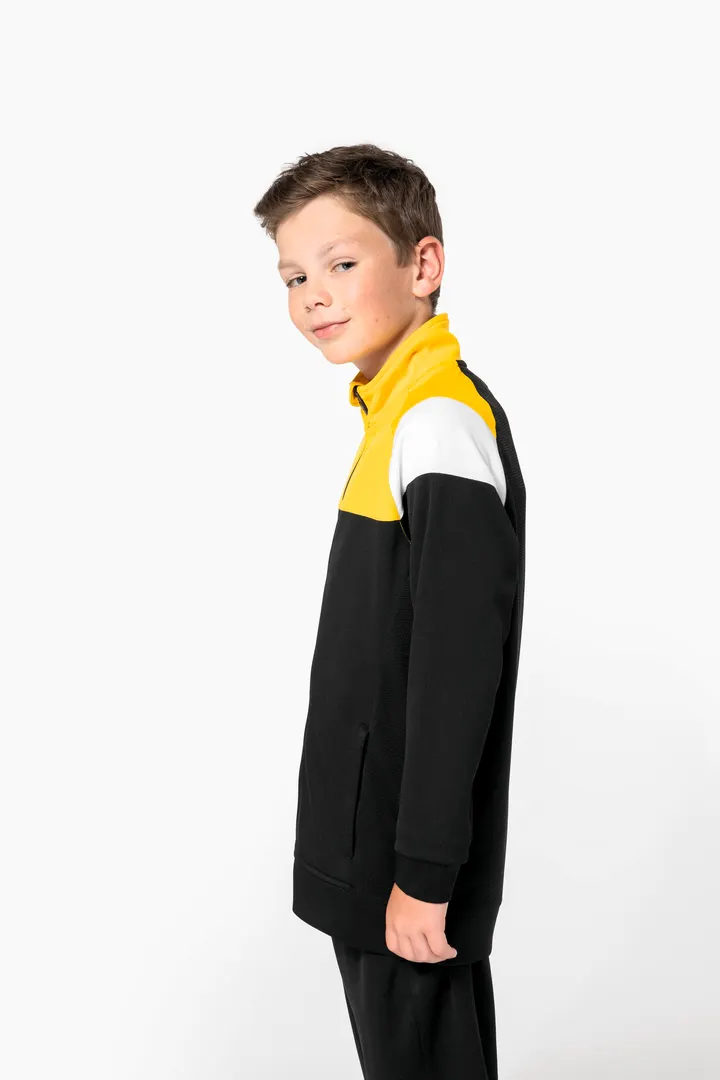 Kinder Trainingsjacke mit Reißverschluss 22