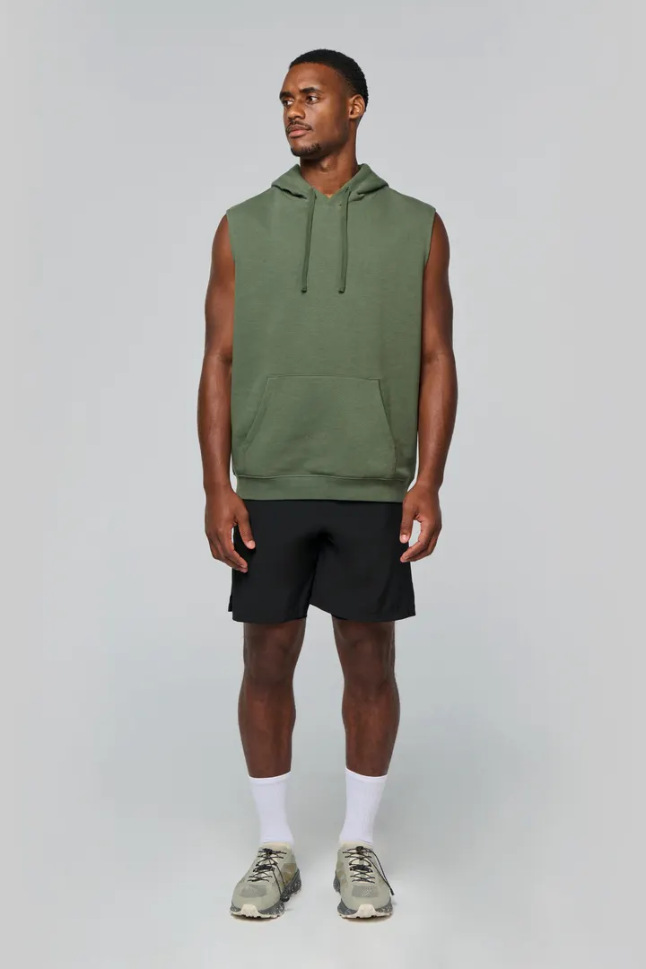 Unisex-Kapuzenpullover ohne Ärmel 6