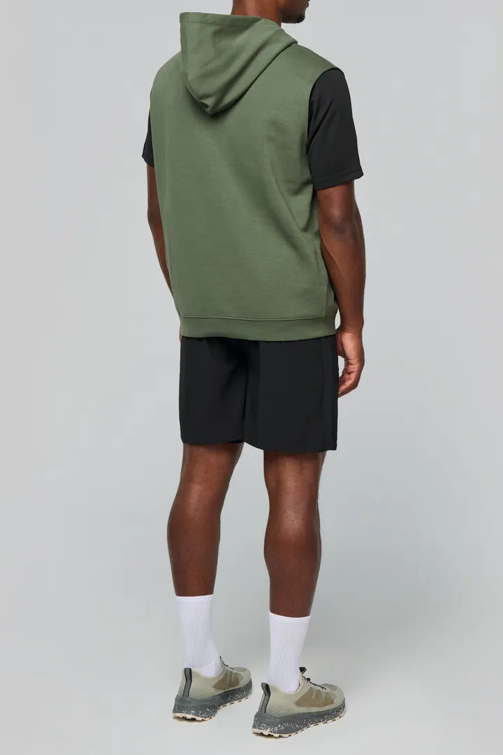 Unisex-Kapuzenpullover ohne Ärmel