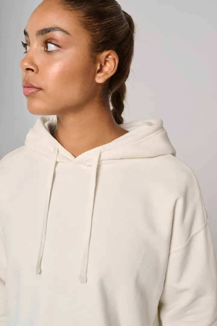 Damen Cropped-Sweatshirt mit Kapuze 6