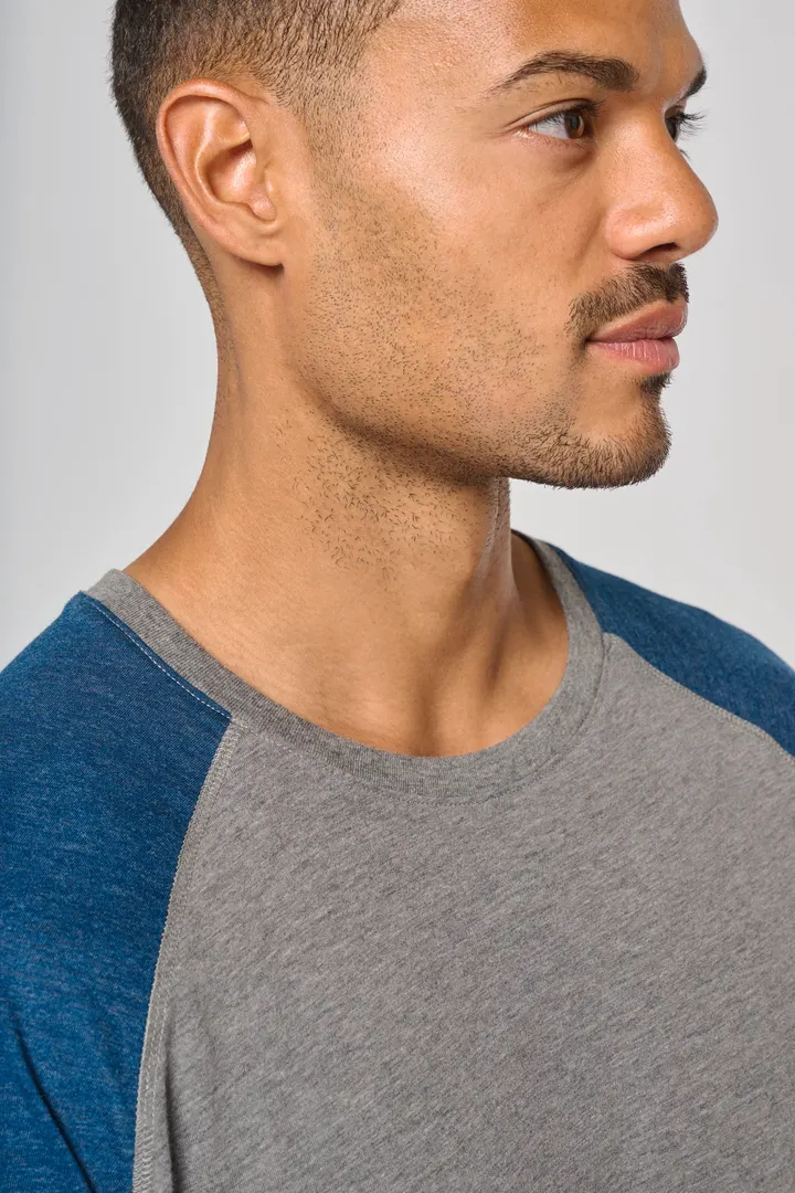 T-shirt triblend bicolore sport manches courtes unisexe 15