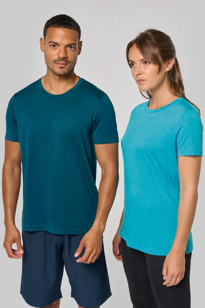 Damen-Triblend-Sportshirt mit Rundhalsausschnitt 20