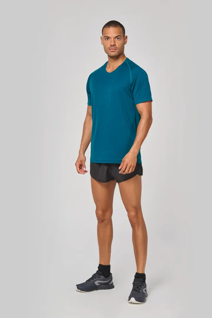 Herren-Sportshirt aus Recyclingmaterial mit Rundhalsausschnitt 13