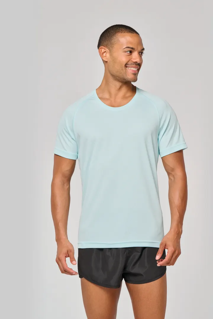 Herren-Sportshirt aus Recyclingmaterial mit Rundhalsausschnitt 35