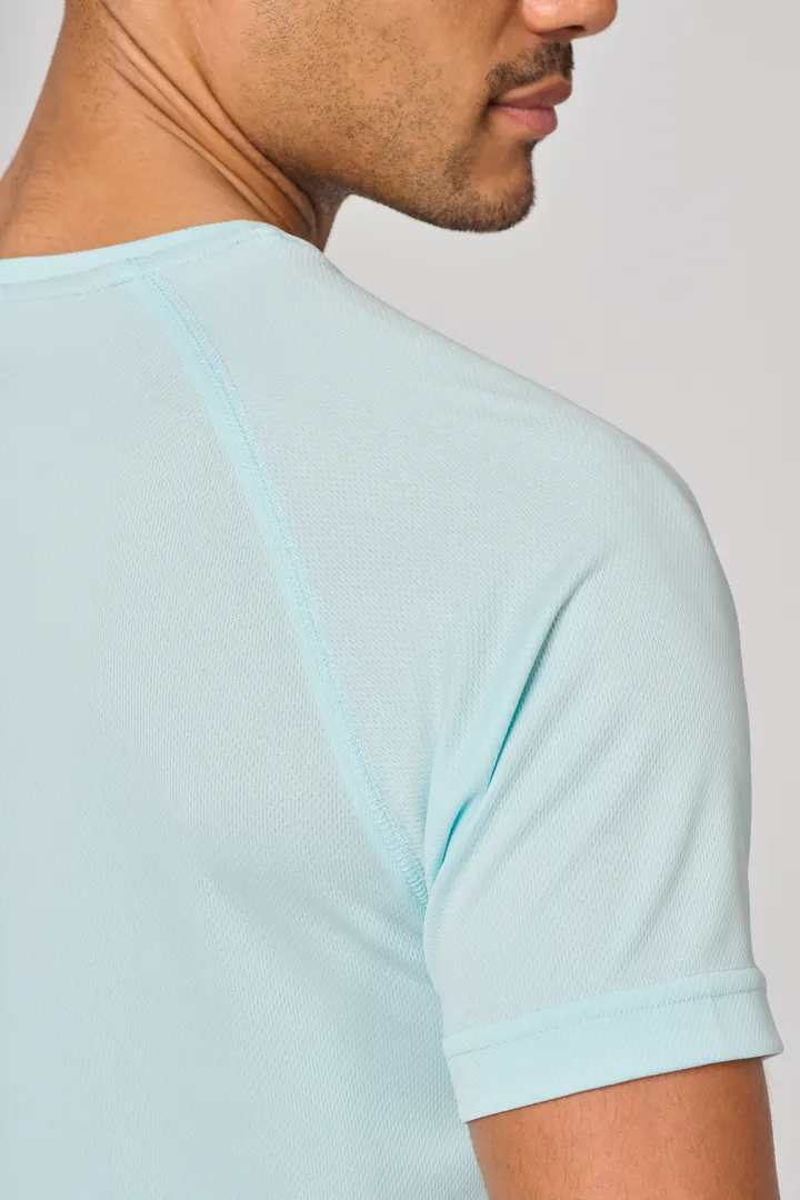 Herren-Sportshirt aus Recyclingmaterial mit Rundhalsausschnitt 48