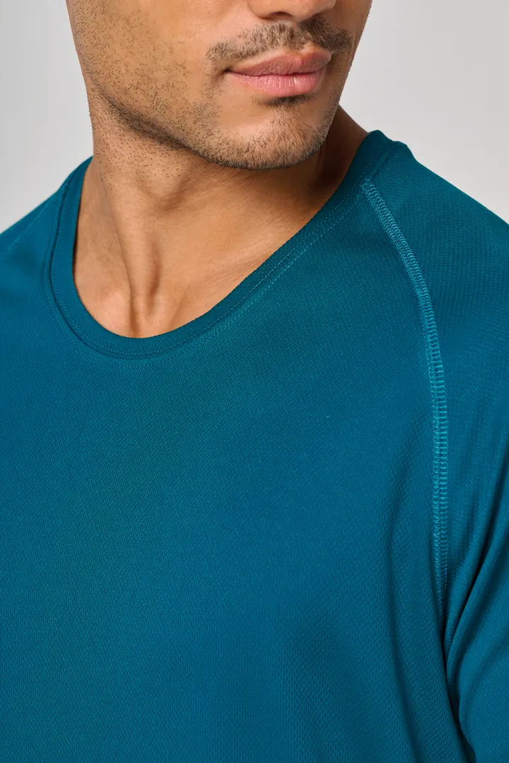 Herren-Sportshirt aus Recyclingmaterial mit Rundhalsausschnitt 50