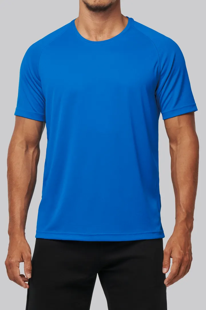 Herren-Sportshirt aus Recyclingmaterial mit Rundhalsausschnitt 3