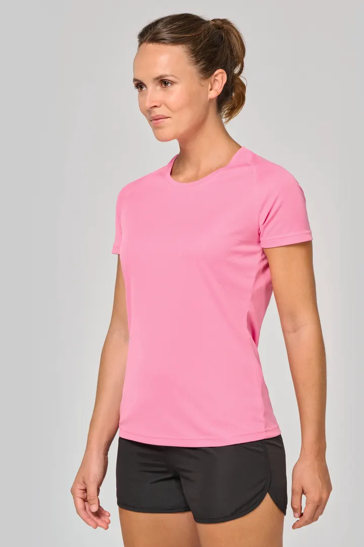 Damen-Sportshirt aus Recyclingmaterial mit Rundhalsausschnitt 4