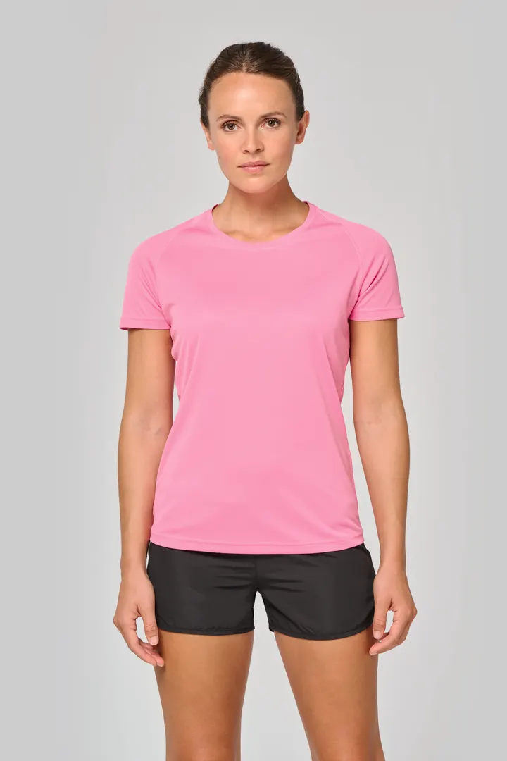 Damen-Sportshirt aus Recyclingmaterial mit Rundhalsausschnitt 9
