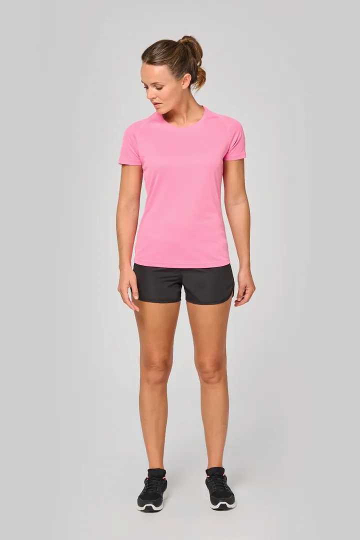 Damen-Sportshirt aus Recyclingmaterial mit Rundhalsausschnitt 18