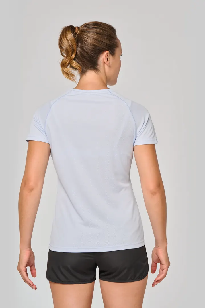 Damen-Sportshirt aus Recyclingmaterial mit Rundhalsausschnitt 21