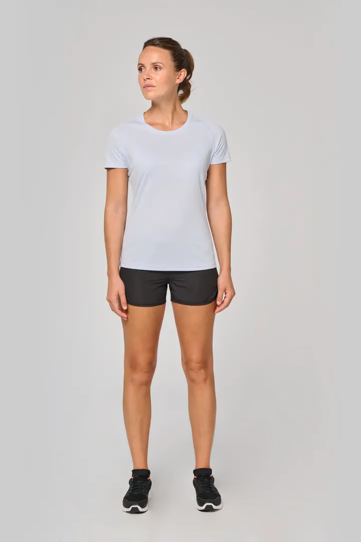 Damen-Sportshirt aus Recyclingmaterial mit Rundhalsausschnitt 22