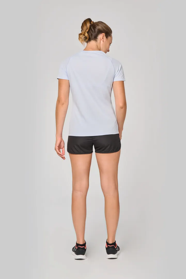Damen-Sportshirt aus Recyclingmaterial mit Rundhalsausschnitt 25