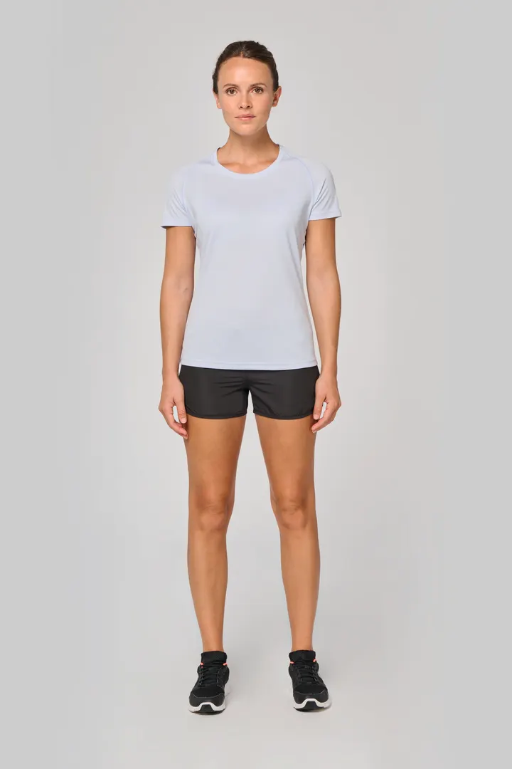 Damen-Sportshirt aus Recyclingmaterial mit Rundhalsausschnitt 26