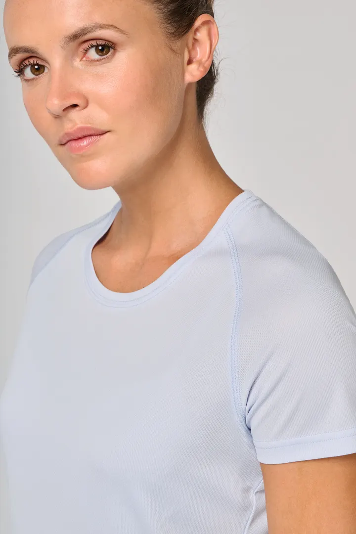 Damen-Sportshirt aus Recyclingmaterial mit Rundhalsausschnitt 27