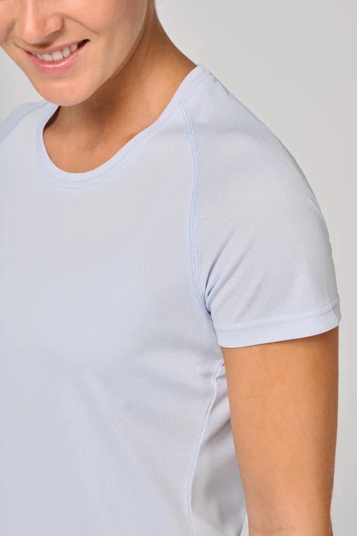 Damen-Sportshirt aus Recyclingmaterial mit Rundhalsausschnitt 28